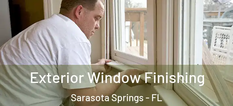 Exterior Window Finishing Sarasota Springs - FL
