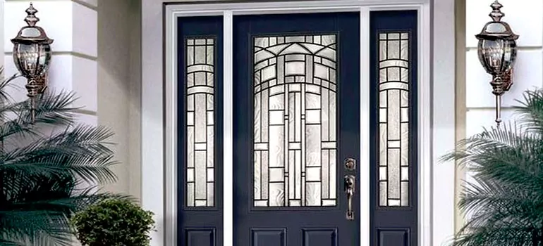Stained Glass Door Panels in Sarasota Springs, FL