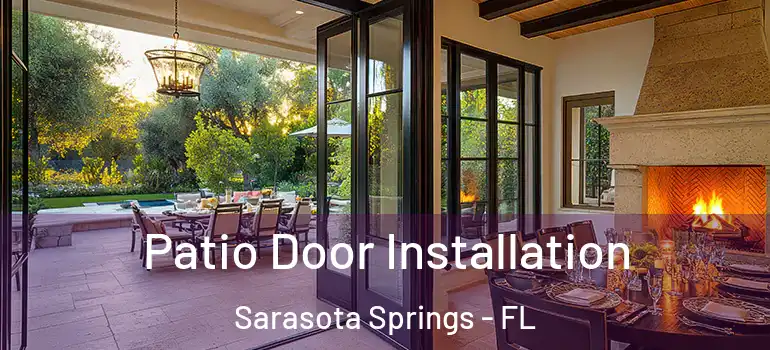 Patio Door Installation Sarasota Springs - FL