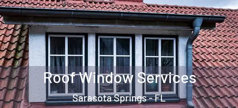 Roof Window Services Sarasota Springs - FL
